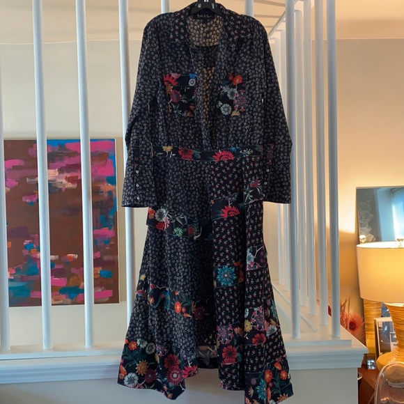 Nicole Miller x Anthropologie Loretta Ruffled Dress - Picture 4 of 7